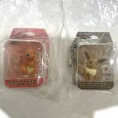 【新品】ポケモン ポケプラブリスターマスコットチャーム　ヒトカゲ　イーブイ