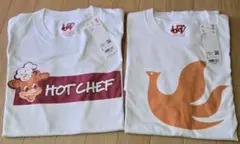 【新品未使用】ユニクロ セイコーマート HOTCHEF Tシャツ 2枚セット Lのサムネイル