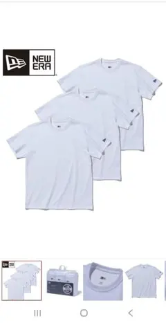 NEW ERA 3 PACK PERFORMANCE Tシャツ ホワイトのサムネイル