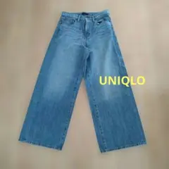 UNIQLO ユニクロ　ワイドストレートジーンズ　27 68.5㎝