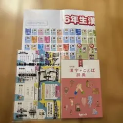 進研ゼミ新品★6年生 漢字＋ことば ポスター