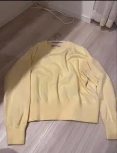 ZARA イエロー ニットセーター Sサイズ