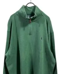 90s Ralph lauren ハーフジップ　ニット　プルオーバー　スウェット