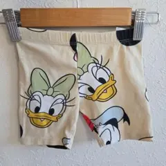 H&M☆ディズニープリント　サイクリングパンツ　レギンス　半ズボン　3T