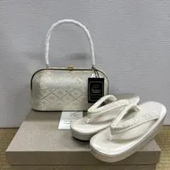 草履バッグセット　紗織　Lサイズ　新品 草履バッグセット 紗織 礼装用 M/Lサイズ 留袖 訪問着 沙織
