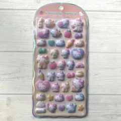 ハローキティ　コットンパフィーシール　キティ　シール　サンリオ　正規品