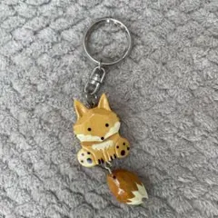 北海道 キタキツネ キーホルダーのサムネイル