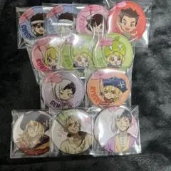 Dr.stone 缶バッジ　セット　石神千空&あさぎりゲン&七海龍水&クロム他