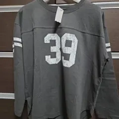 AMERICAN HOLIC ナンバー39長袖Tシャツ M チャコールグレー