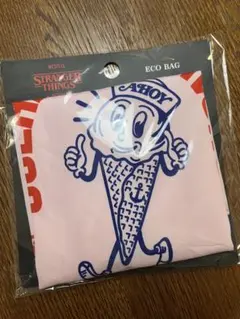 STRANGER THINGS エコバッグ ピンク