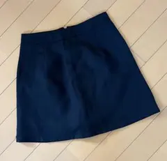 GRL インパン裏地付き台形ミニスカート　 黒