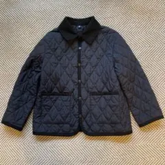 ユニクロ　キッズ　120 アウター　ネイビー キルティングジャケット