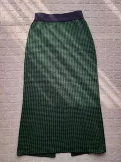 GU　チェックタイトスカート