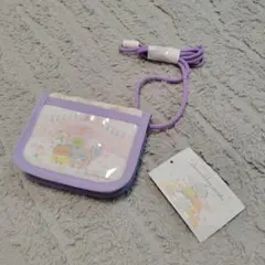 新作タグ付☆すみっコぐらし 財布 紫色 すみっコ☆