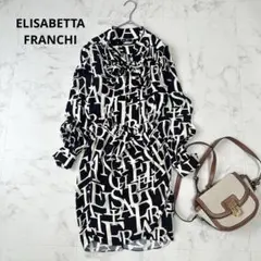 ELISABETTA FRANCHI 刺繍 チュニック バタフライ 蝶 シフォン - メルカリ
