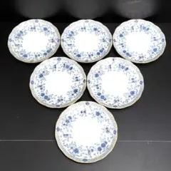 NARUMI ナルミ ミラノ ボーンチャイナ ケーキ皿セット6枚 箱付