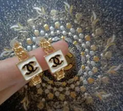 CHANEL★ノベルティ★ ゴールド フープピアス