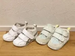 asics 12.5cm 2足セット 保育園 洗い替え