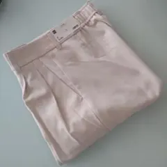 新品 GU / タックワイドパンツ（丈標準）