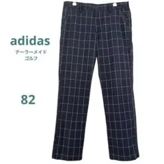 【アディダス】テーラーメイド　ゴルフパンツ　ロング　チェック　メンズ
