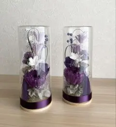 仏花 プリザーブドフラワー クリアケース入り 蓮 豪華 お盆 - メルカリ