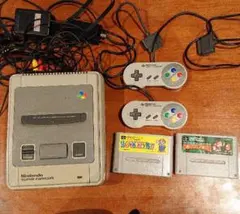 スーパーファミコンとカセット2つ