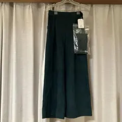 NANO UNIVERSE ベルト付きスエードライクパンツ