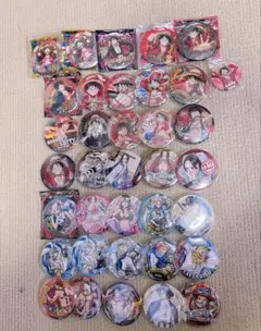 日本限定ONE PIECE ルフィ ロー サボ エース 輩缶バッチ 53個セット