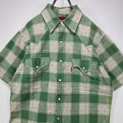 Levi's RED TAB　y2k　ウエスタン　チェックシャツ　L　00sのサムネイル