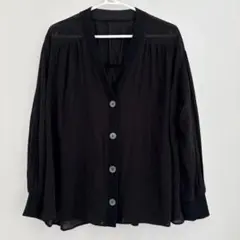 JOURNALSTANDARD relume Vネック　カーディガン　黒