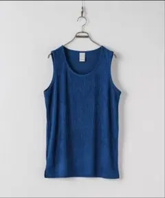 Striped crepe tank top/楊柳タンクトップ　M 完売品