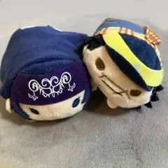 ゴールデンカムイ展　ぬいぐるみマスコット　杉元佐一　アシリパ　のるキャラ