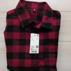 UNIQLO ユニクロ フランネルチェックシャツ 150