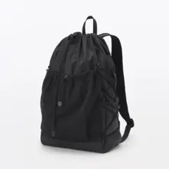 新品》無印良品 撥水 リップストップ リュックサック ダークブラウン 
