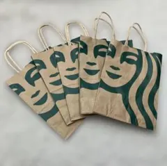 スターバックス　ショッパー　紙袋　5枚セット まとめ売り