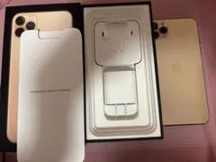 【充電87%美品、揃品】Apple iPhone 11 ProMaxゴールド本体