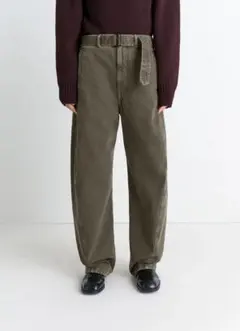 Lemaire Twisted Belted Pants Moss Greenのサムネイル