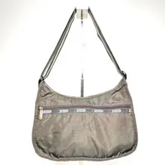 0183 LESPORTSAC ショルダーバッグ ナイロン グレー 軽量