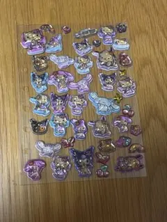 サンリオ　うるちゅるポップシール　ボンボンドロップシール　日焼けサンリオ