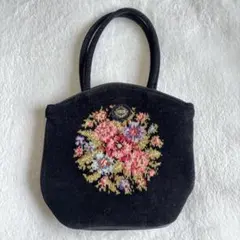 FEILER フェイラー　シュニール織り 花柄バッグ　ハンドバッグ