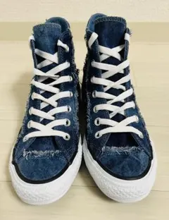 【ほぼ未使用】コンバース オールスター ダメージデニム HI 23cm