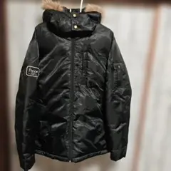 FICCE フィッチェ 中綿ジャンパー ジャケット リアルファー付きフード