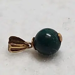 ジバンシィ ネックレス グリーンストーン ゴールド ヴィンテージ【119 