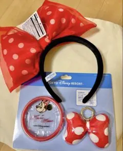 【値下げ】ミニー　カチューシャ　スマートフォンアクセサリー　美品　TDR