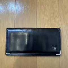 dunhill 黒 レザー 長財布