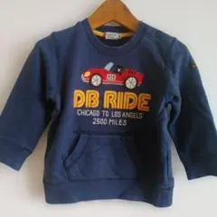 DOUBLE.B ネイビー トレーナー 90