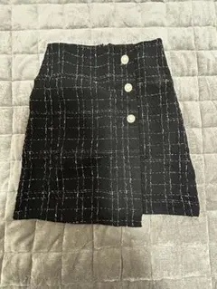 ツイード風スカート ミニスカート