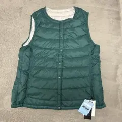 リバーシブル ダウンベスト