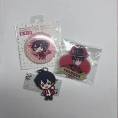 カラフルピーチ ぱらぴち 缶バッジ ゆあんくん 6個セット ゆあんくん☆ぱらぴち缶バッジ、スカーフ からぴち ぱらぴち ゆあんくん