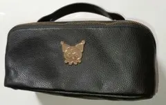 クロミちゃん　バニティポーチ　コスメポーチ　BLACK　化粧ポーチ　黒